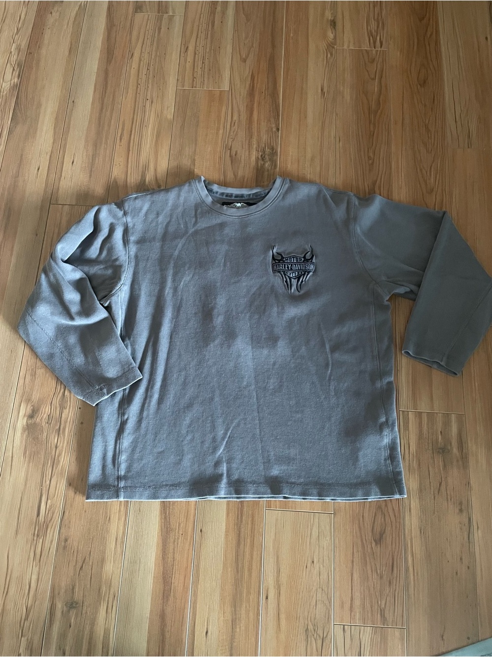 Harley-Davidson Slate Gray Long-Sleeve Crew Tee